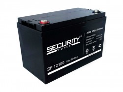 Аккумулятор Security Force SF 12100 12В 100А*ч