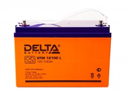 Аккумулятор Delta DTM 12100L 12В 100А*ч