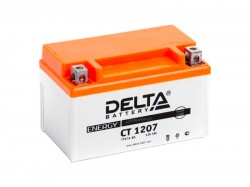 Аккумулятор Стартерный Delta CT 1207 12В 7А*ч