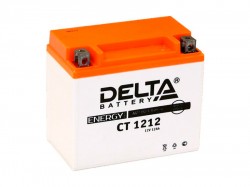Аккумулятор Стартерный Delta CT 1212 12В 12А*ч