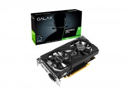 Galax BLACK GeForce GTX1650 EX -1 Click OC PCI-E 4GB GDDR6 128BIT W/DP/HDMI/DVI-D/Cooling Fan