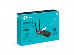 Адаптер Wi-Fi PCI TP-LINK Archer T4E AC1200 Dual-Band, 867Mb/s 5GHz+300Mb/s 2.4GHz